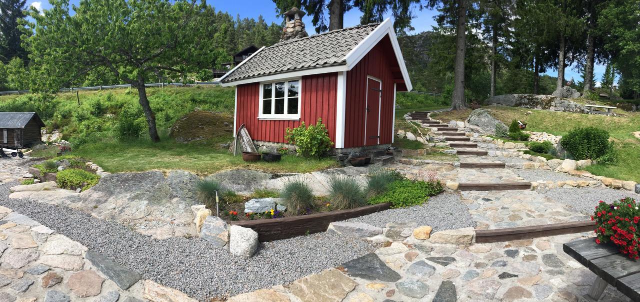 Hotell Eikerapen Gjestegard Aseral Fossdal ภายนอก รูปภาพ